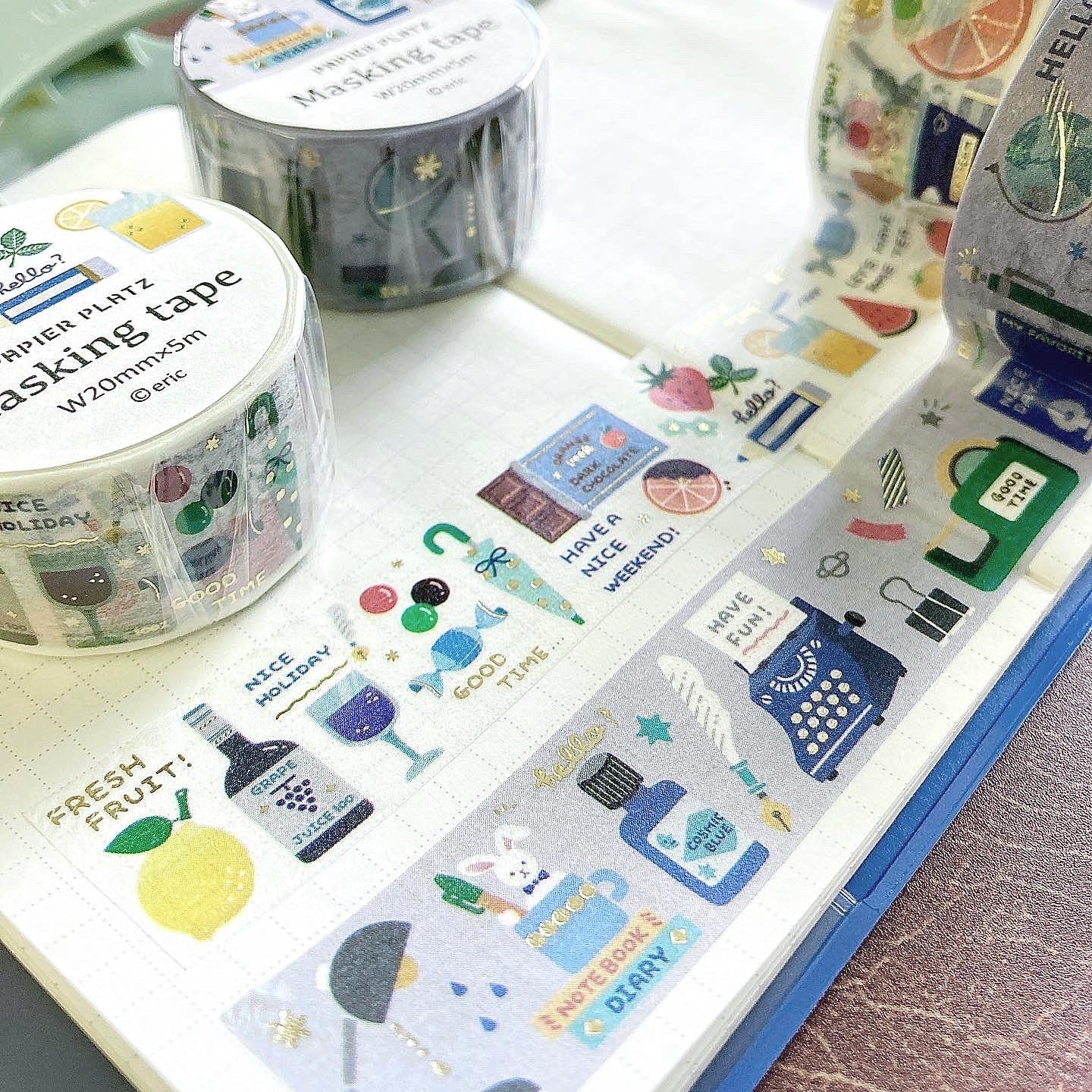 Papier Platz Washi Tape - Messy Desky