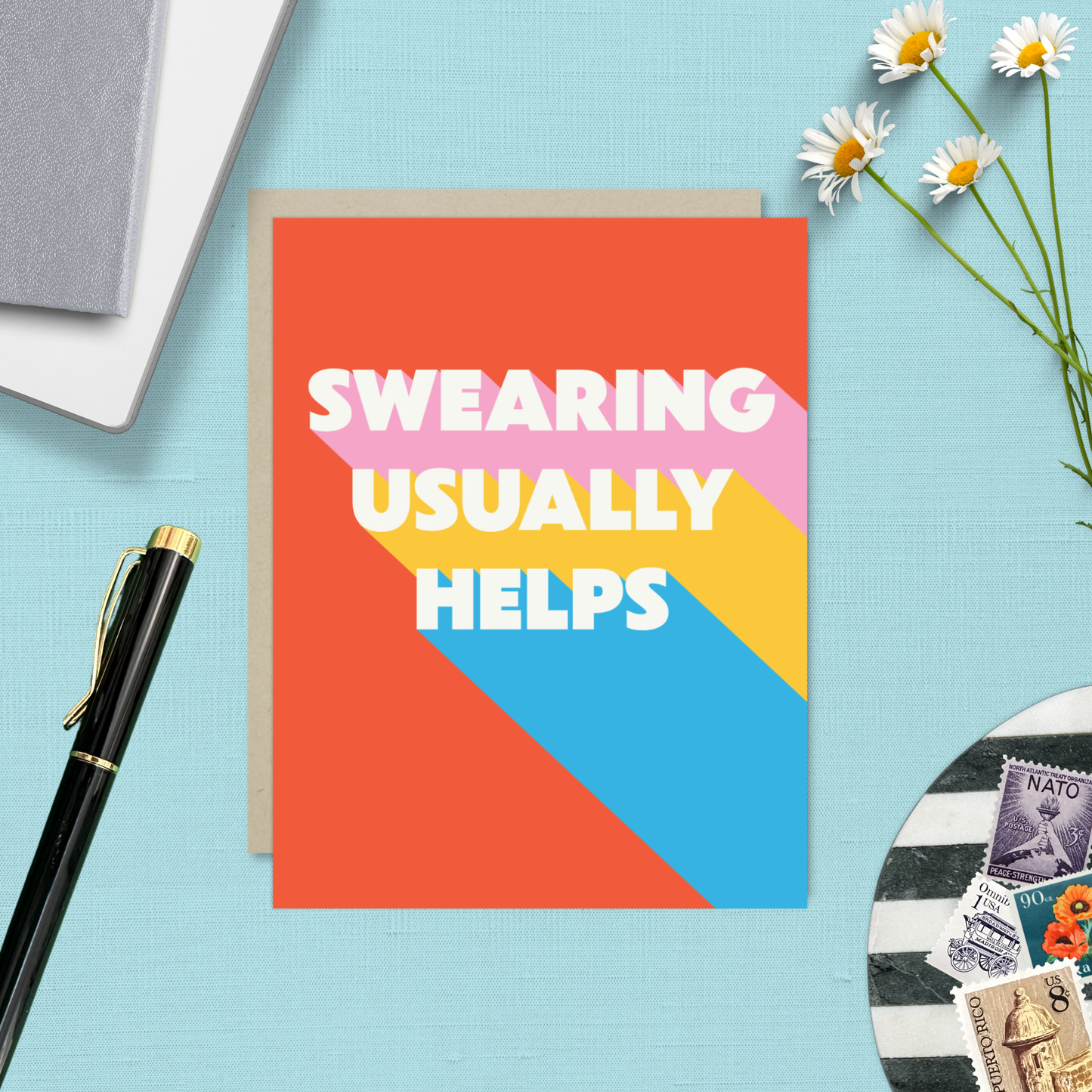 Barone and Co. - Swearing Helps Card
