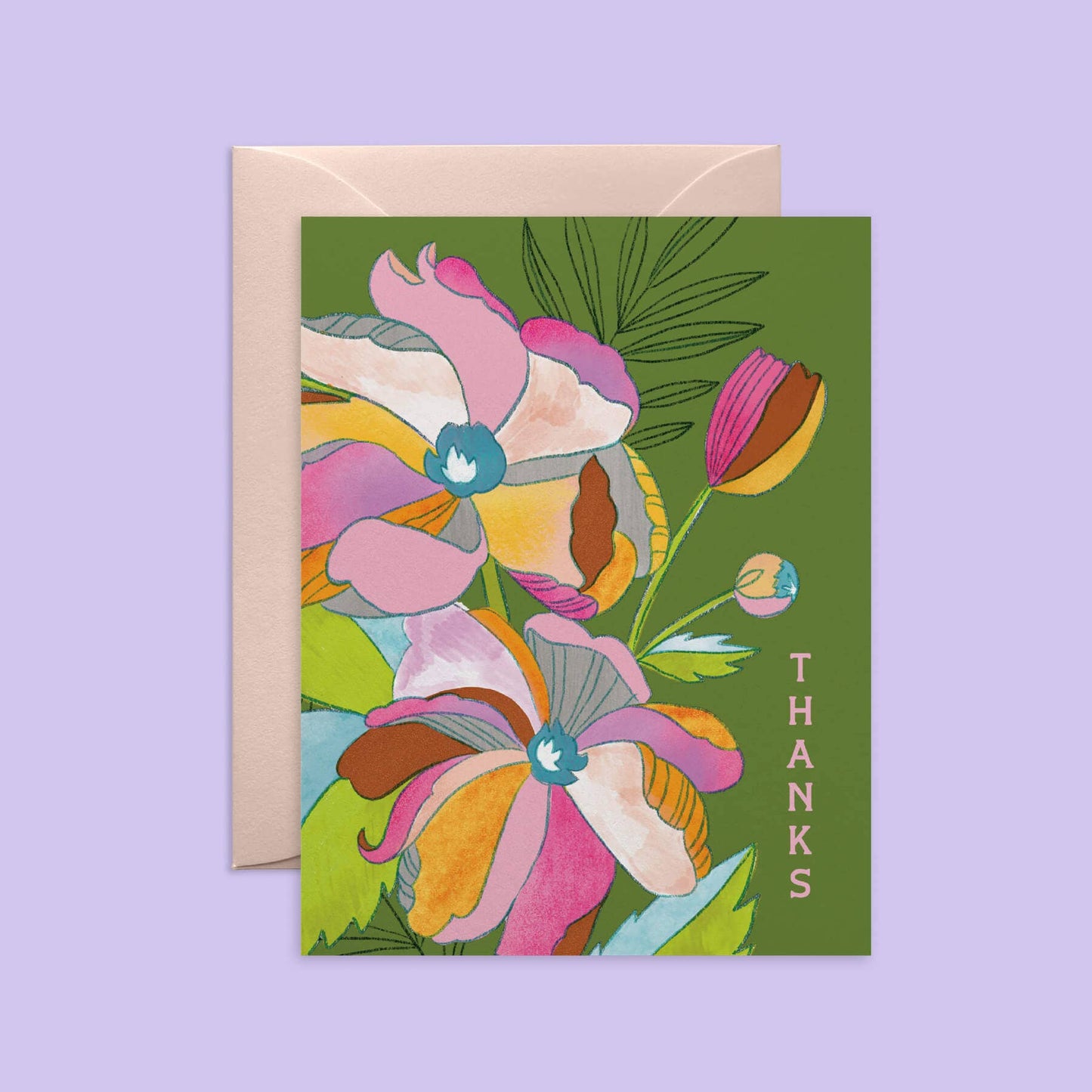 O.O.M.F Creative - Floral Dream Thank You Card