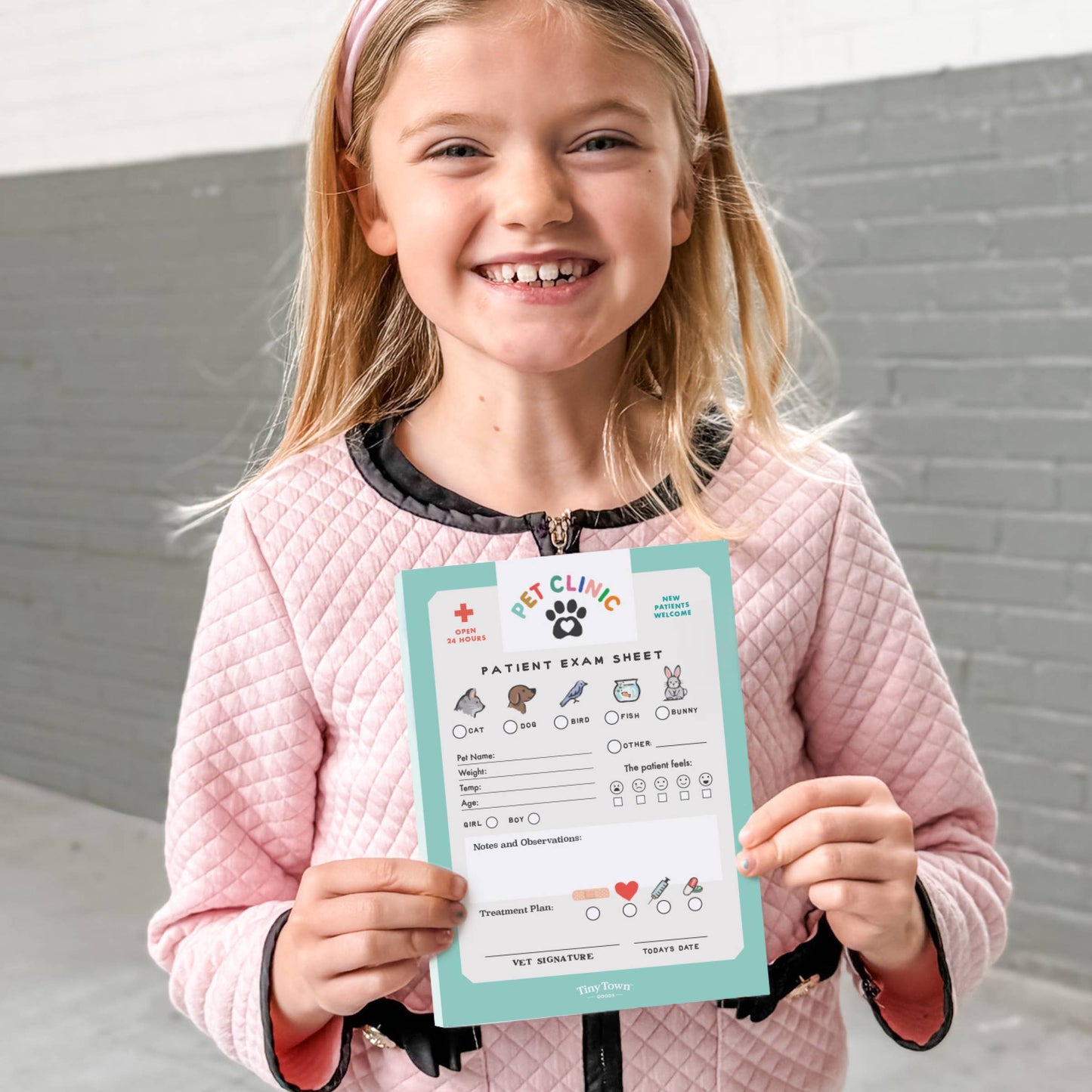 Inklings Paperie - Inklings Tiny Town™ Play Notepad - Pet Clinic