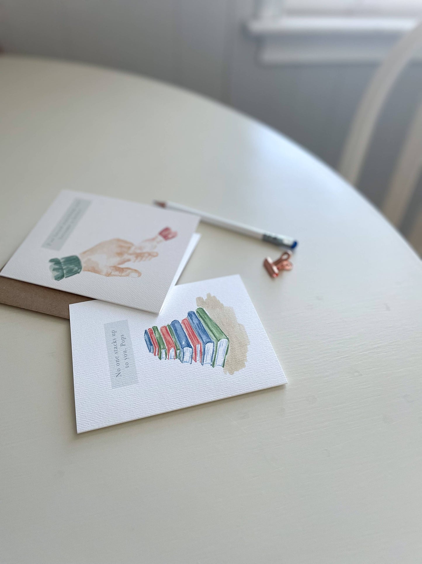 By Caroline Ann - No One Stacks Up to You Greeting Card - Father's Day Grandpa