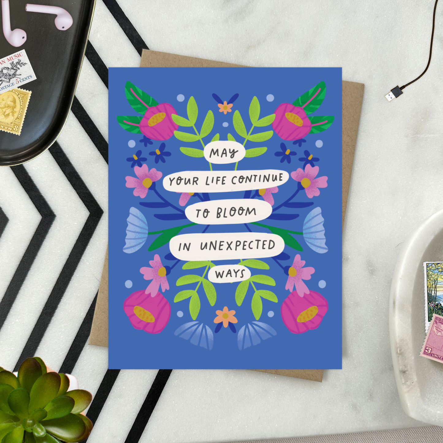 Barone and Co. - Bloom Unexpected Birthday Card