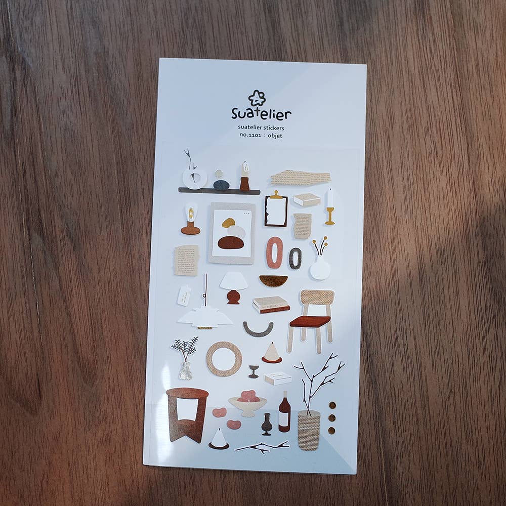 Midcentury Object - Sticker Sheet