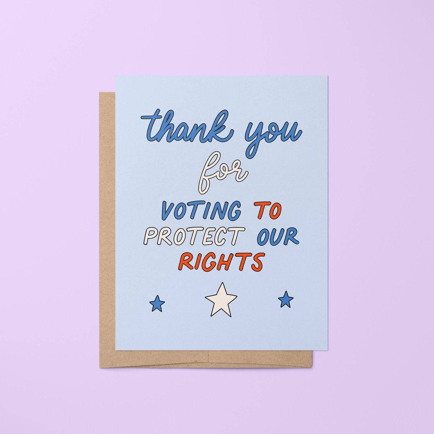 MangoIllustrated - Thanks for voting greeting card