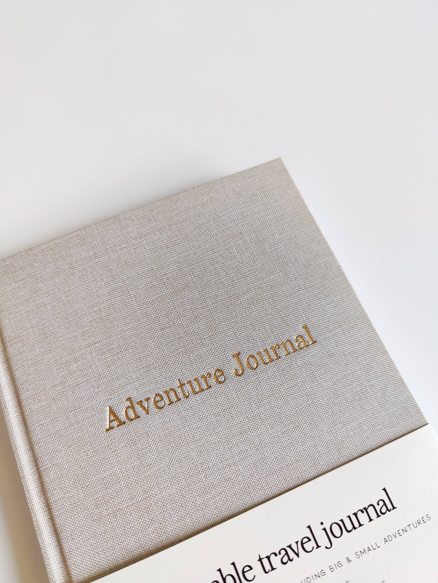 emmy+olly - Adventure Journal - Linen Customizable Travel Journal
