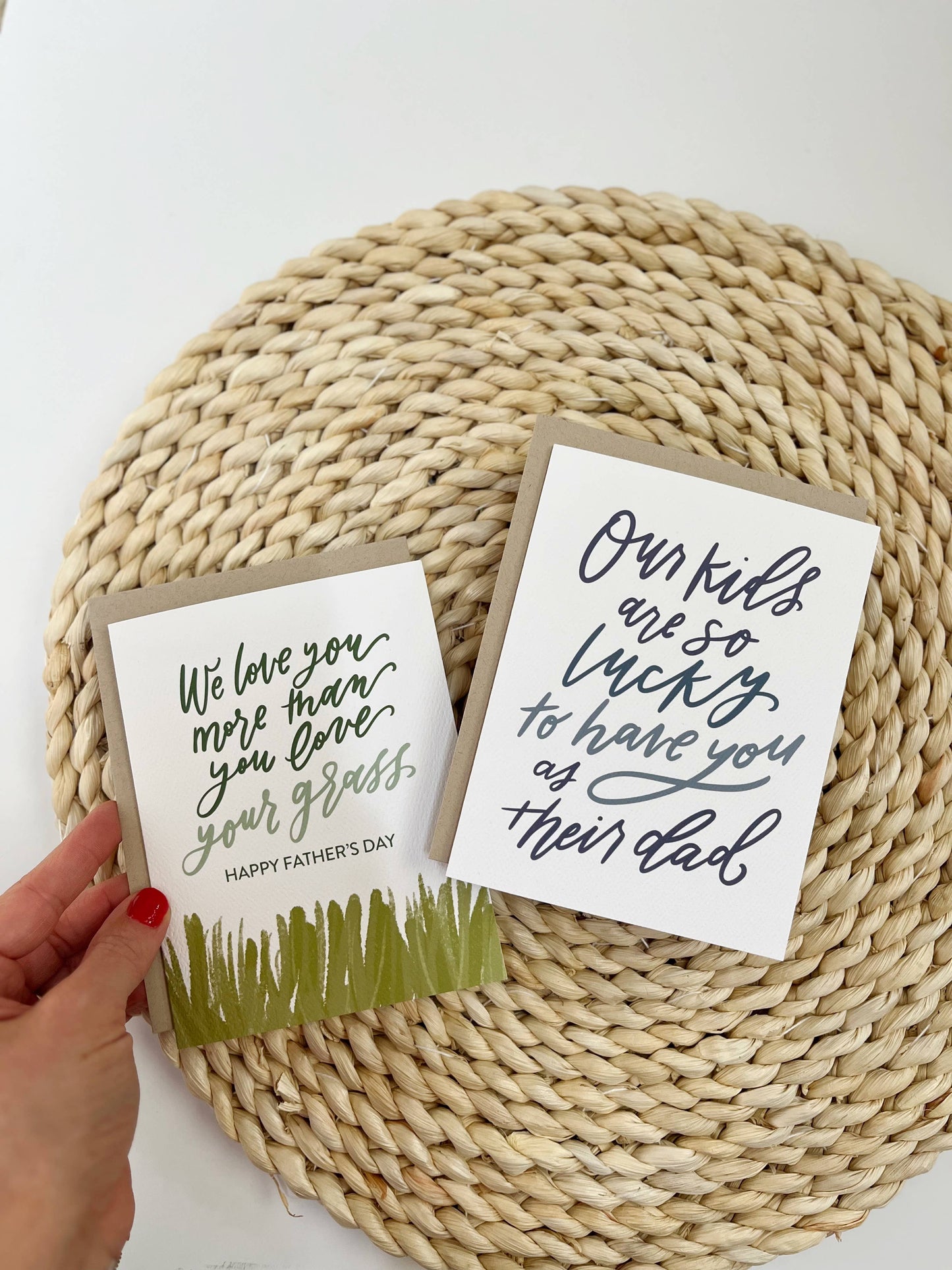 Prairie Letter Shop - Love Your Grass Father's Day Card | Greeting Card for Dads