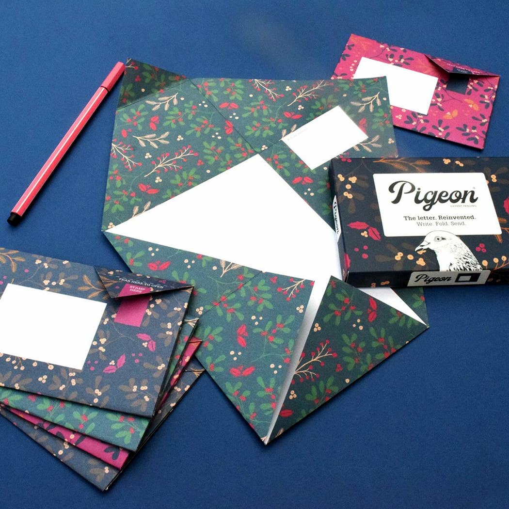 pigeonposted - Winter Berries Pigeon letter pack