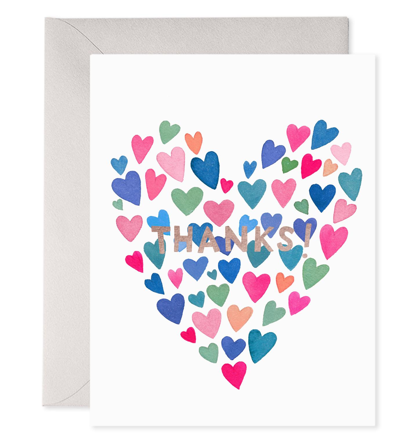 E. Frances Paper - Many Hearts Boxed Set of 6 Thank You Greeting Cards