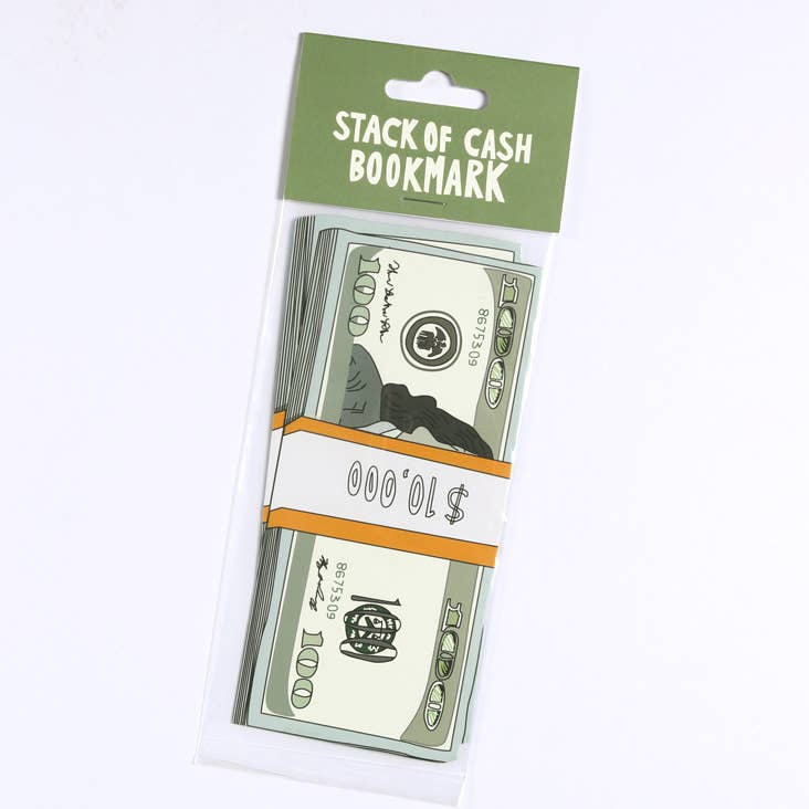 Humdrum Paper - Stack of Cash Bookmark (it's die cut!)