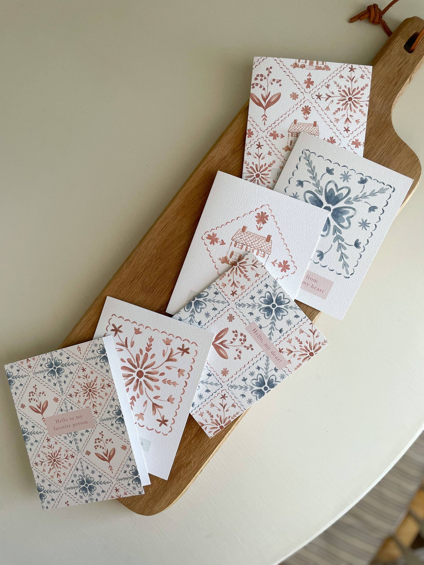 By Caroline Ann - Hello Favorite Person Greeting Card - Thoughtful friendship