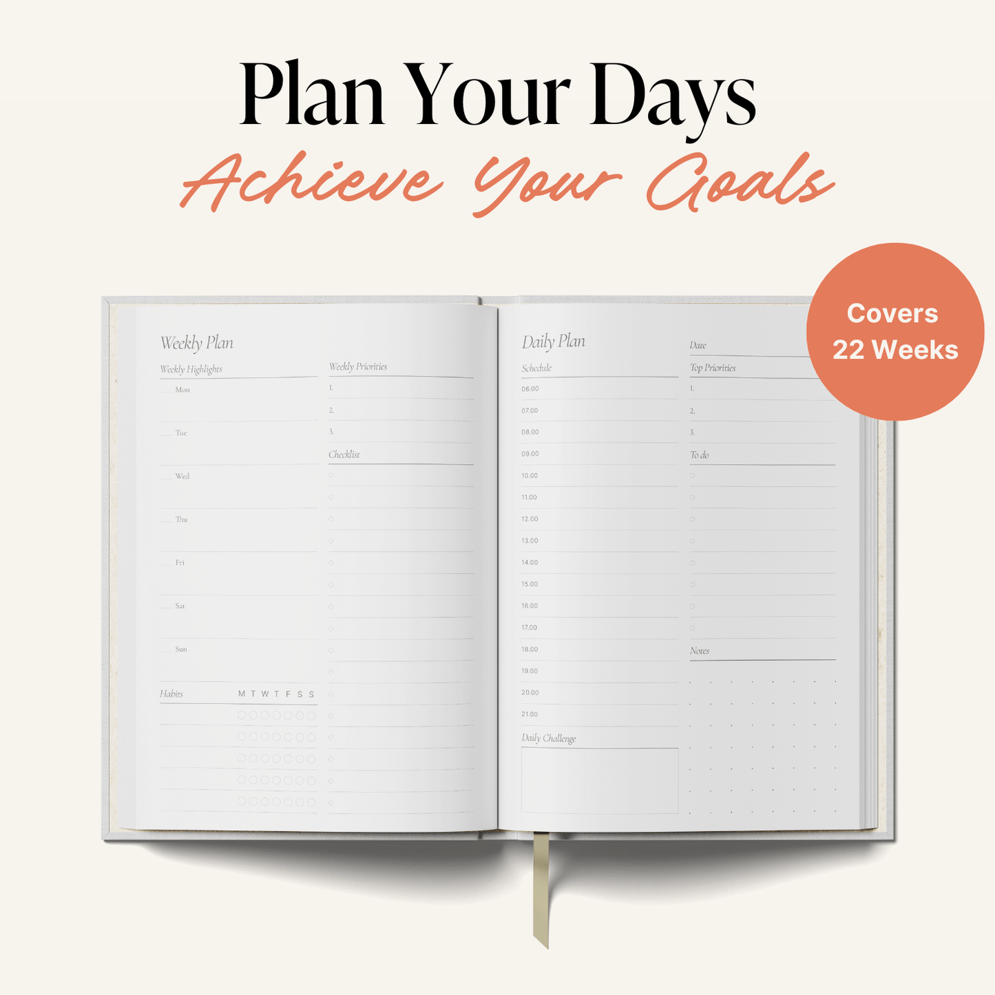 Yop & Tom USA - Daily Planner - A5 - Cherries