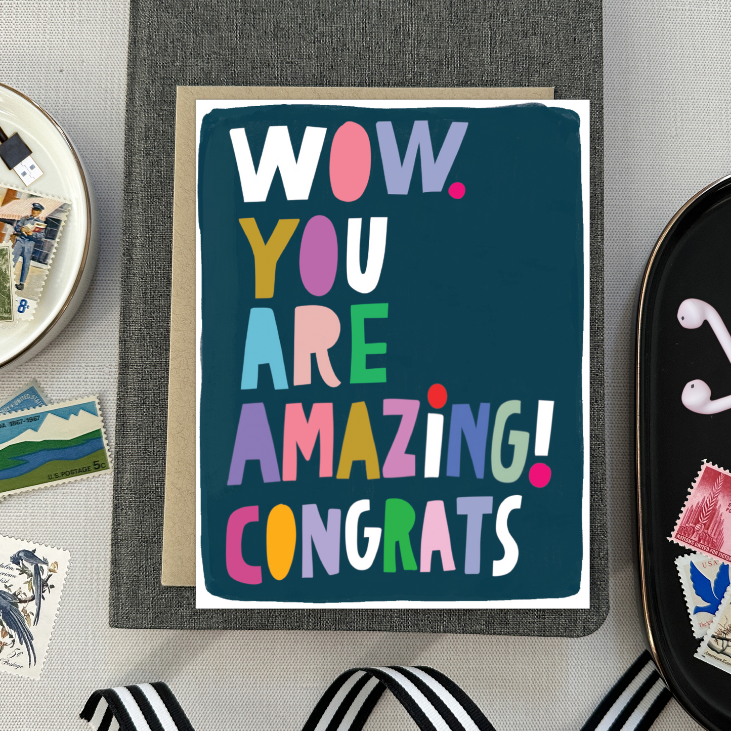 Barone and Co. - Wow Congrats Card