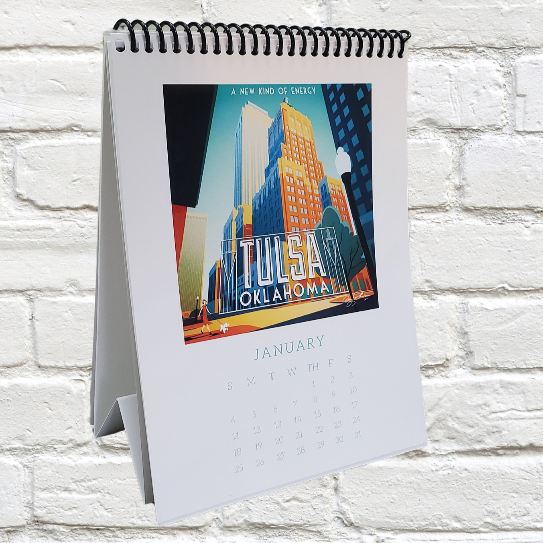 2026 Oklahoma Desk Calendar