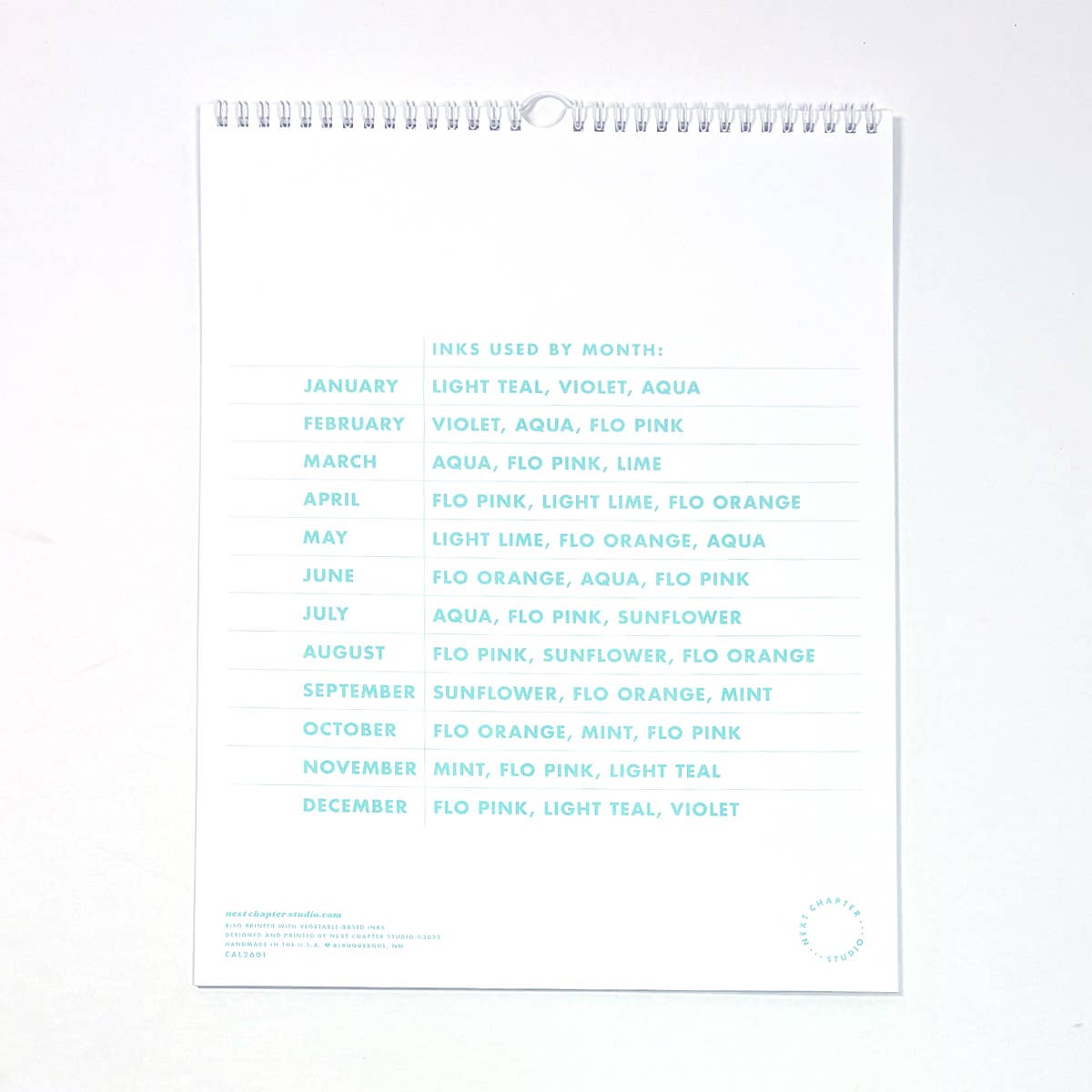 Next Chapter Studio - 2026 Wall Calendar - Aura