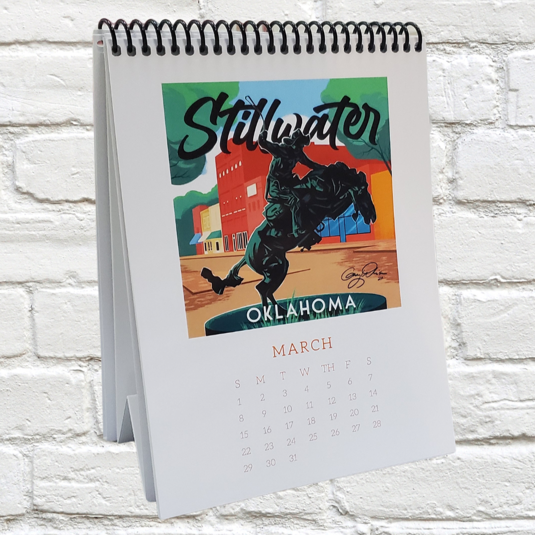 2026 Oklahoma Desk Calendar