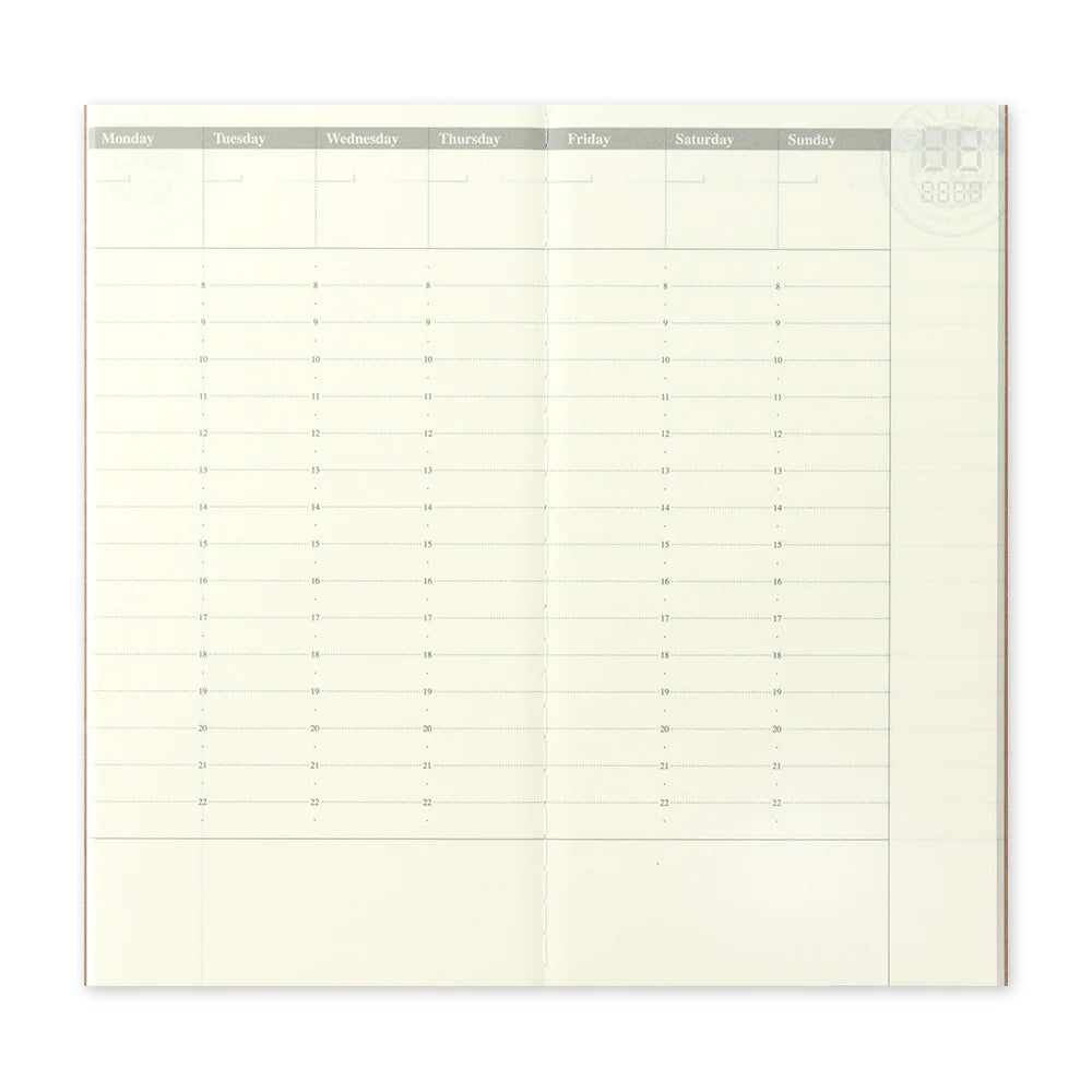 Traveler's Refill - Weekly Planner