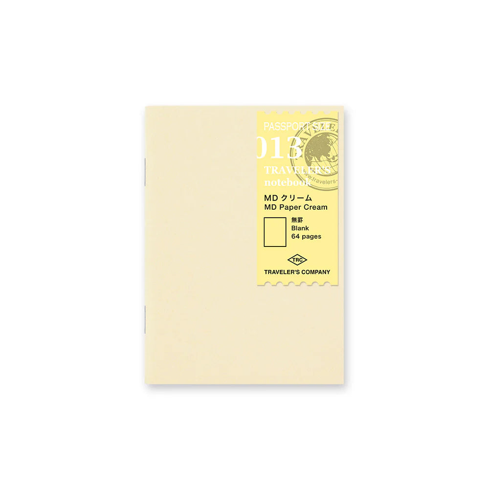 Traveler's Passport Refill - Blank Cream