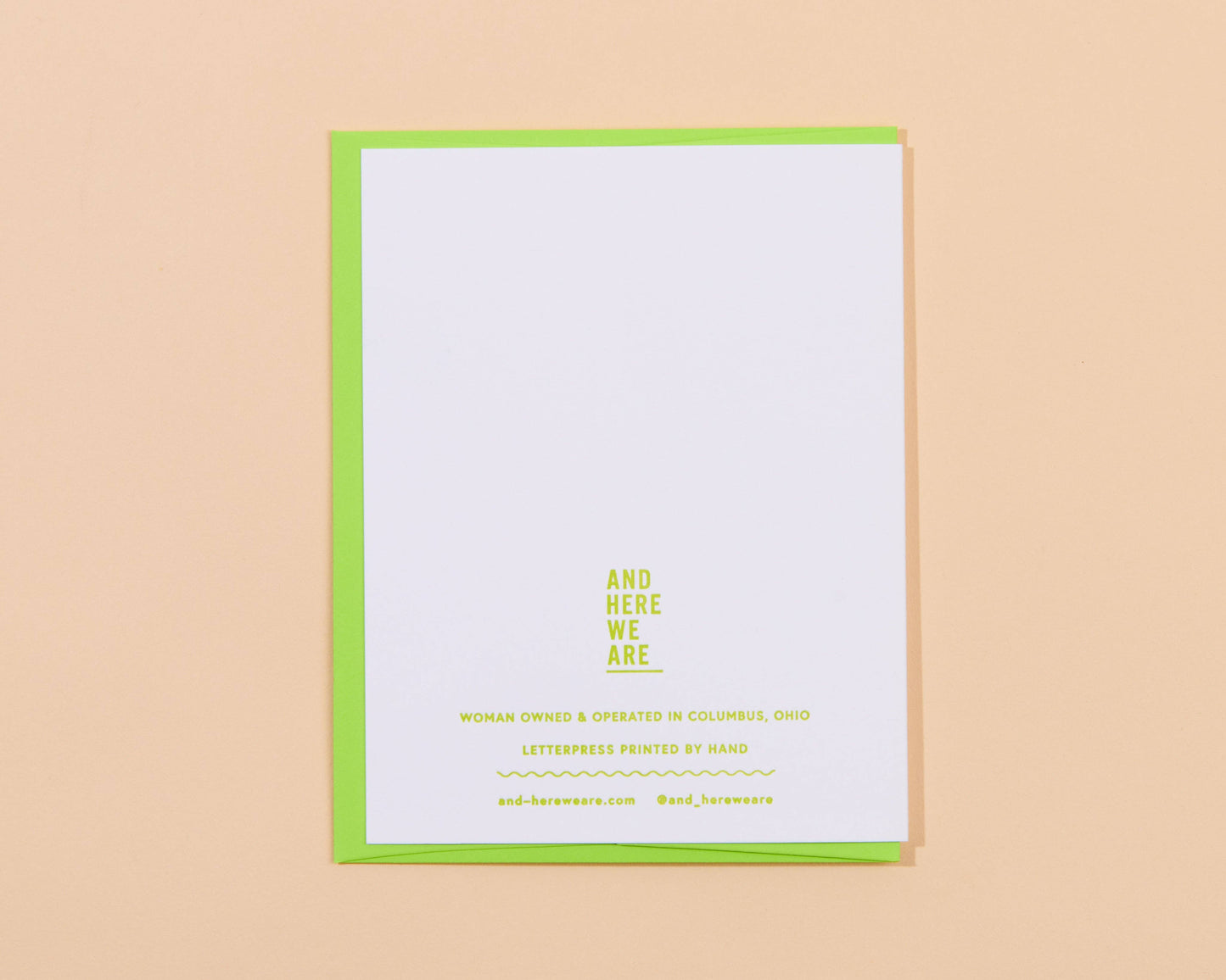 And Here We Are - Best Husband/Dad/Friend Father's Day Letterpress Card from Kids