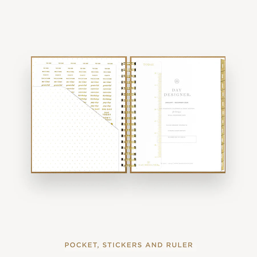 Caramel Latte - Daily 2026 Planner