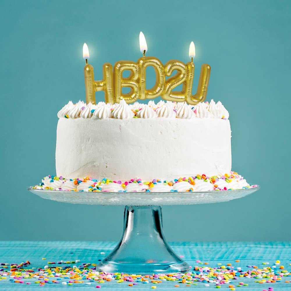 HBD2U - Party Candles - Set of 5