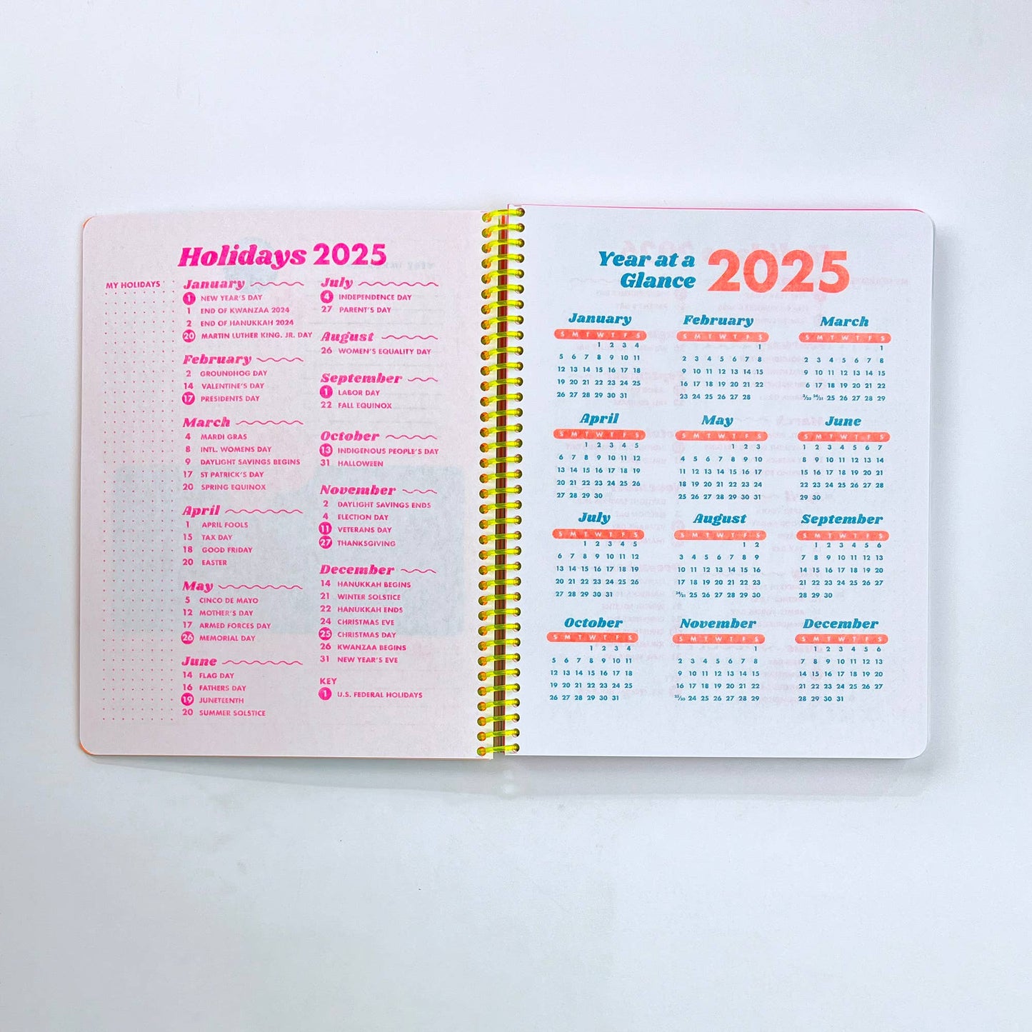 Eyes - Weekly 2026 Planner - Riso Printed