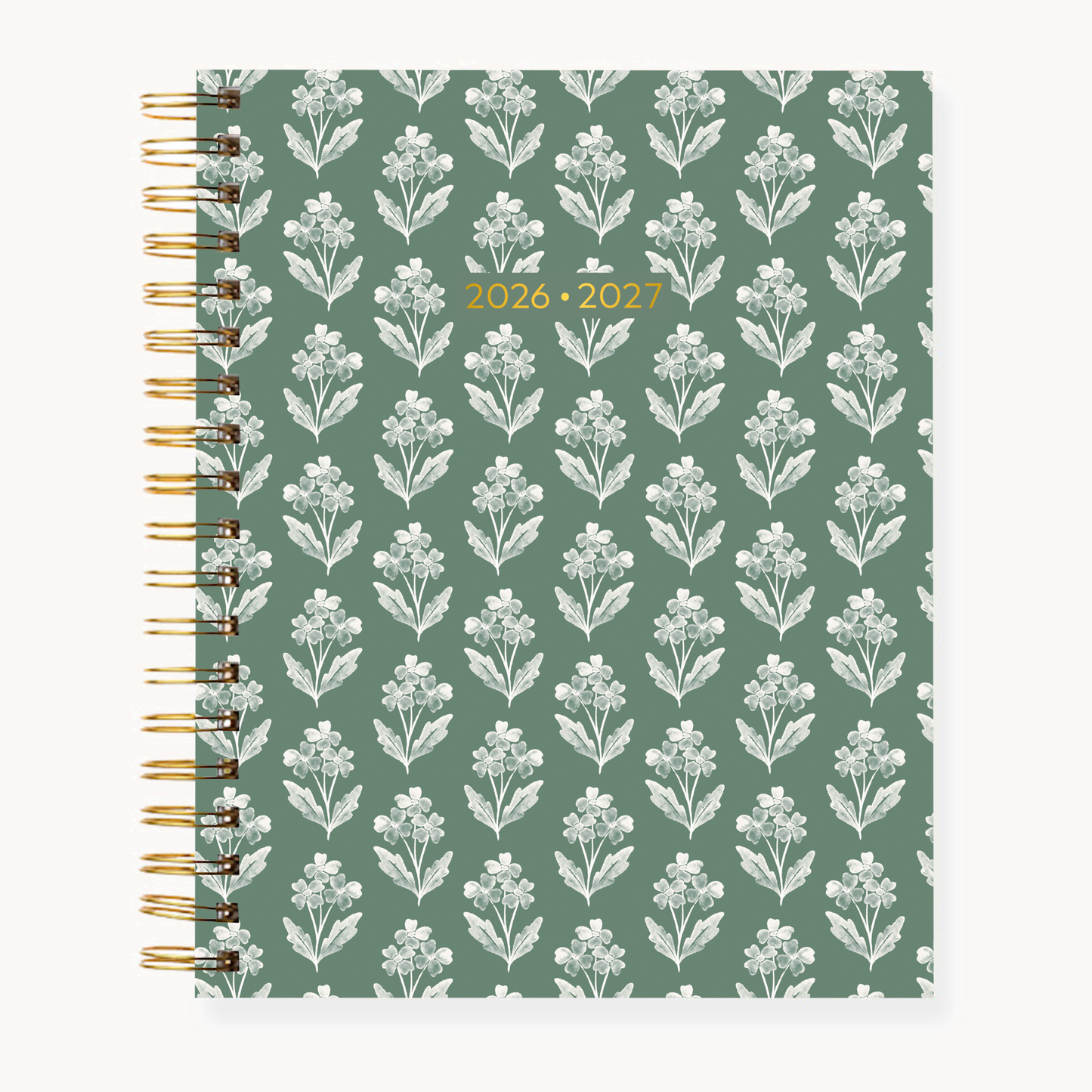 Floral Filigree - 8.5x11 Weekly Academic Planner - 2026-2027