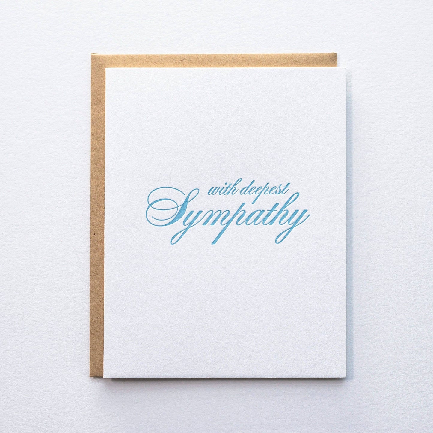 Drop Sympathy - Greeting Card