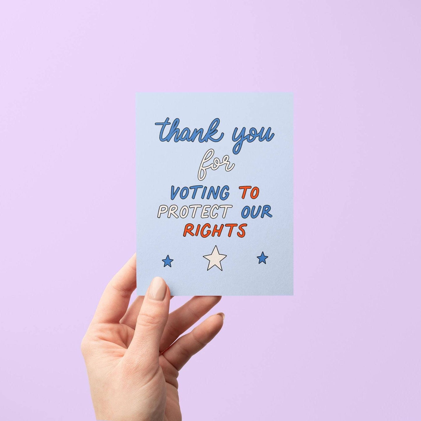 MangoIllustrated - Thanks for voting greeting card