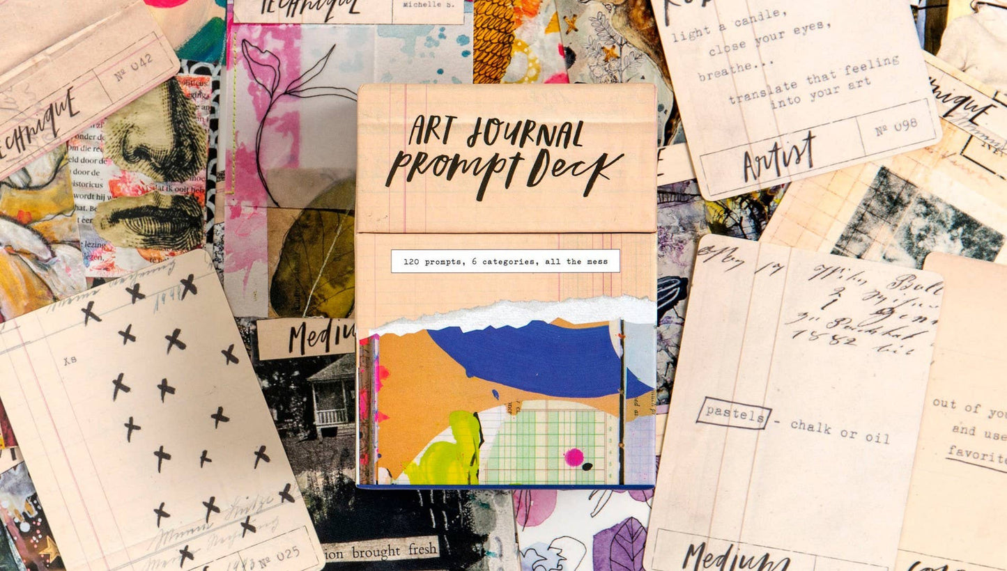 Art Journal Prompt Deck - 120 cards