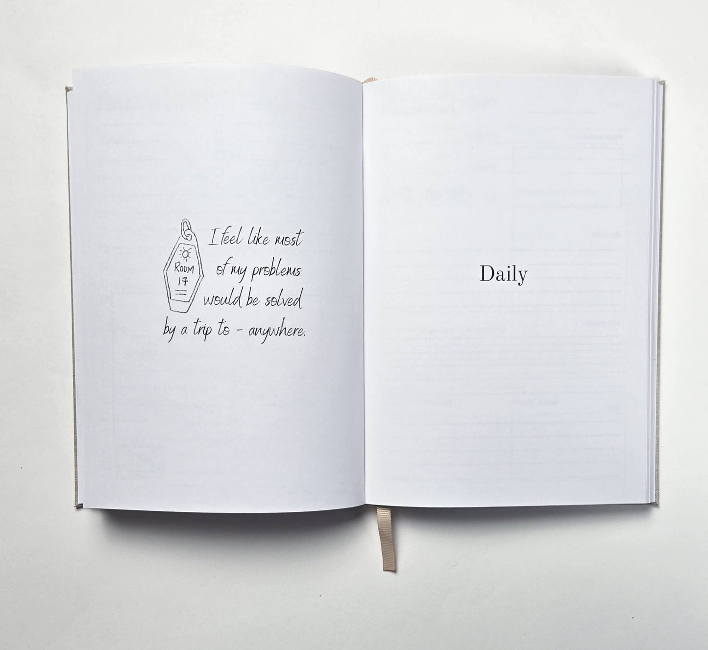 emmy+olly - Adventure Journal - Linen Customizable Travel Journal