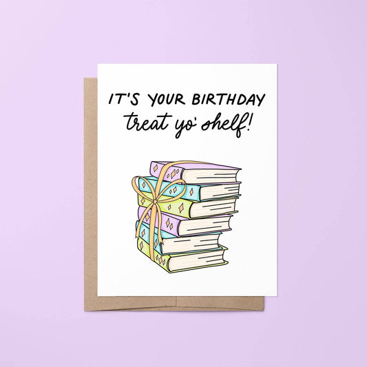 MangoIllustrated - Treat yo' shelf birthday card