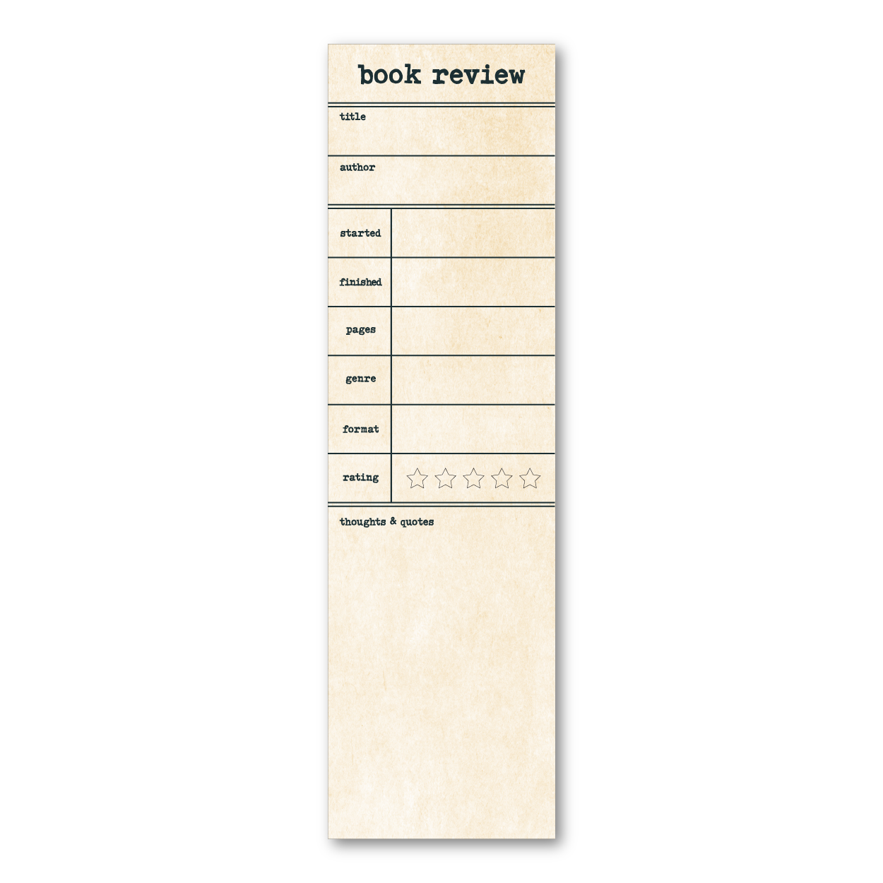 Kyn You Believe It - Book Review Notepad