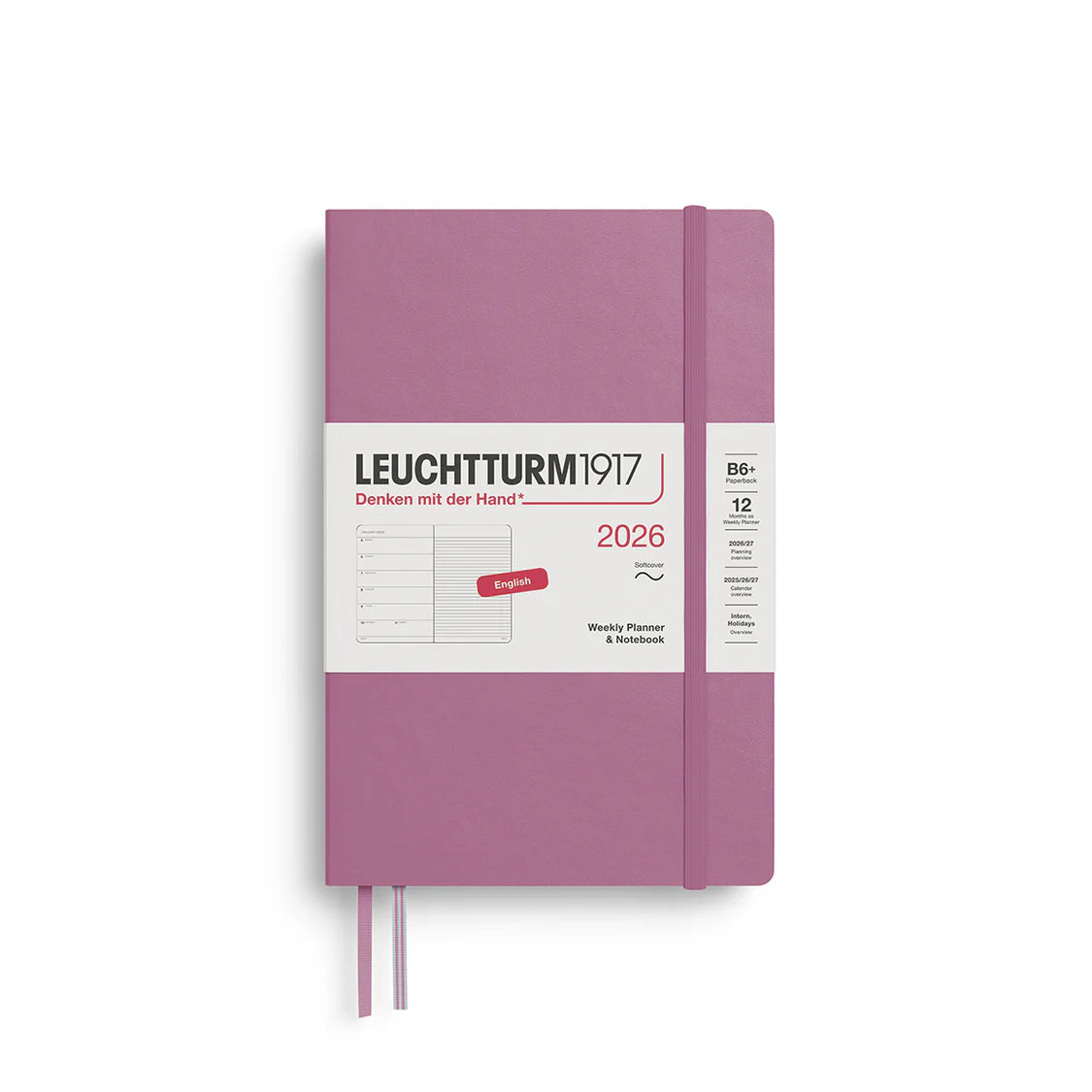 Weekly Planner & Lined Notebook - Softcover (A5) - 2026