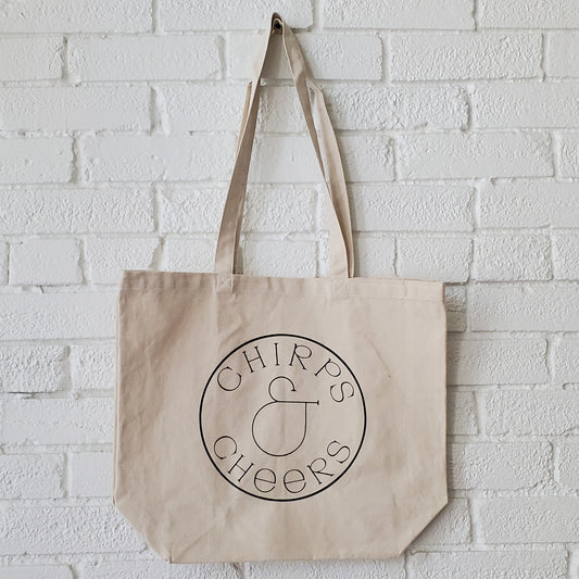 Chirps & Cheers Branded Tote Bag - 2025