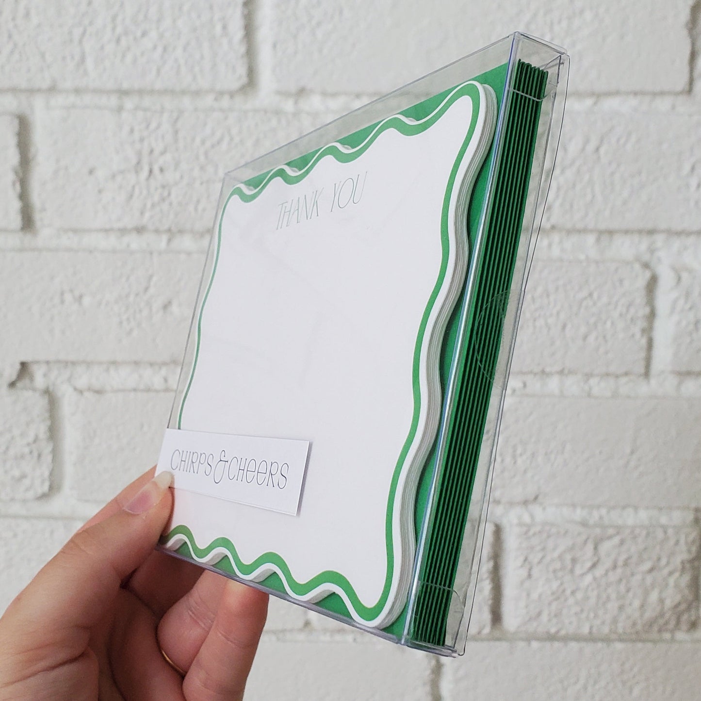 Scalloped Thank You Notes - Set of 8