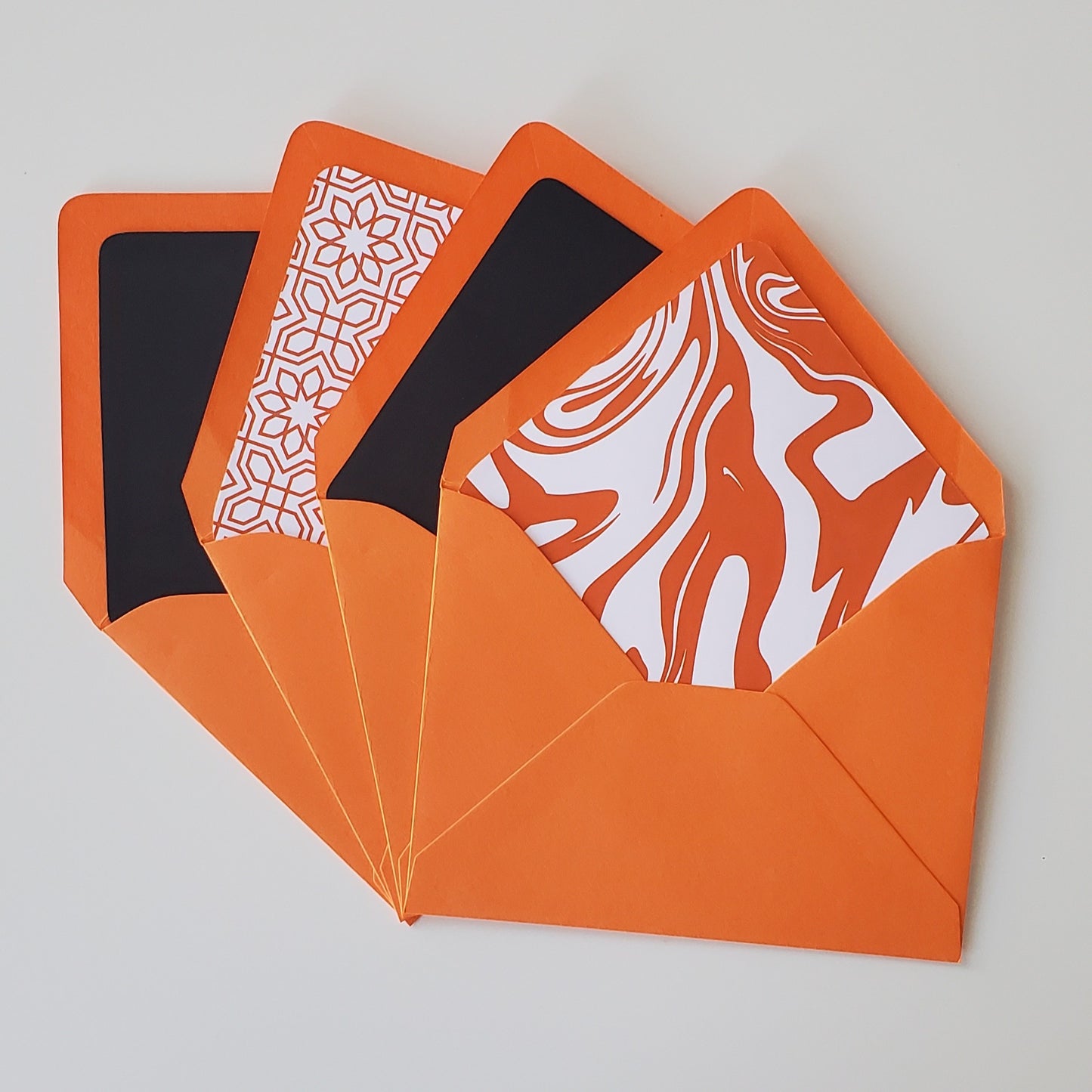 *NEW* Oklahoma Orange (OSU) Foil Flat Notecard Set