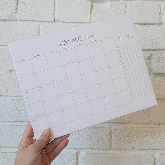 2026 MINI Monthly Desk Pad Calendar