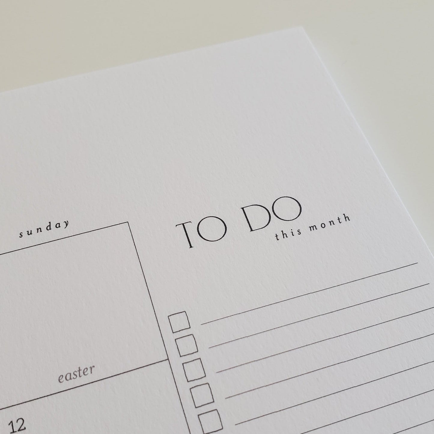 2026 MINI Monthly Desk Pad Calendar