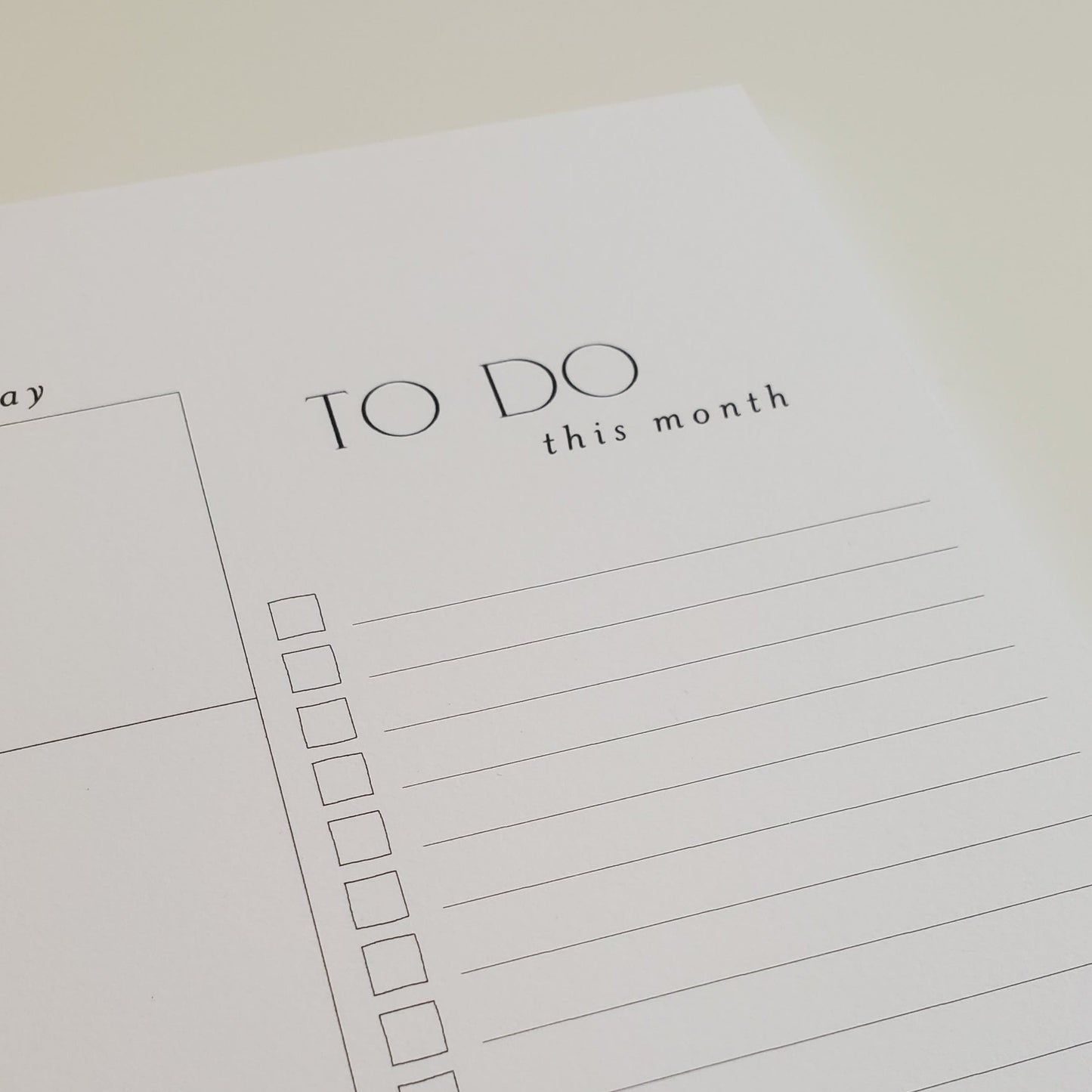 2026 Monthly Desk Pad Calendar