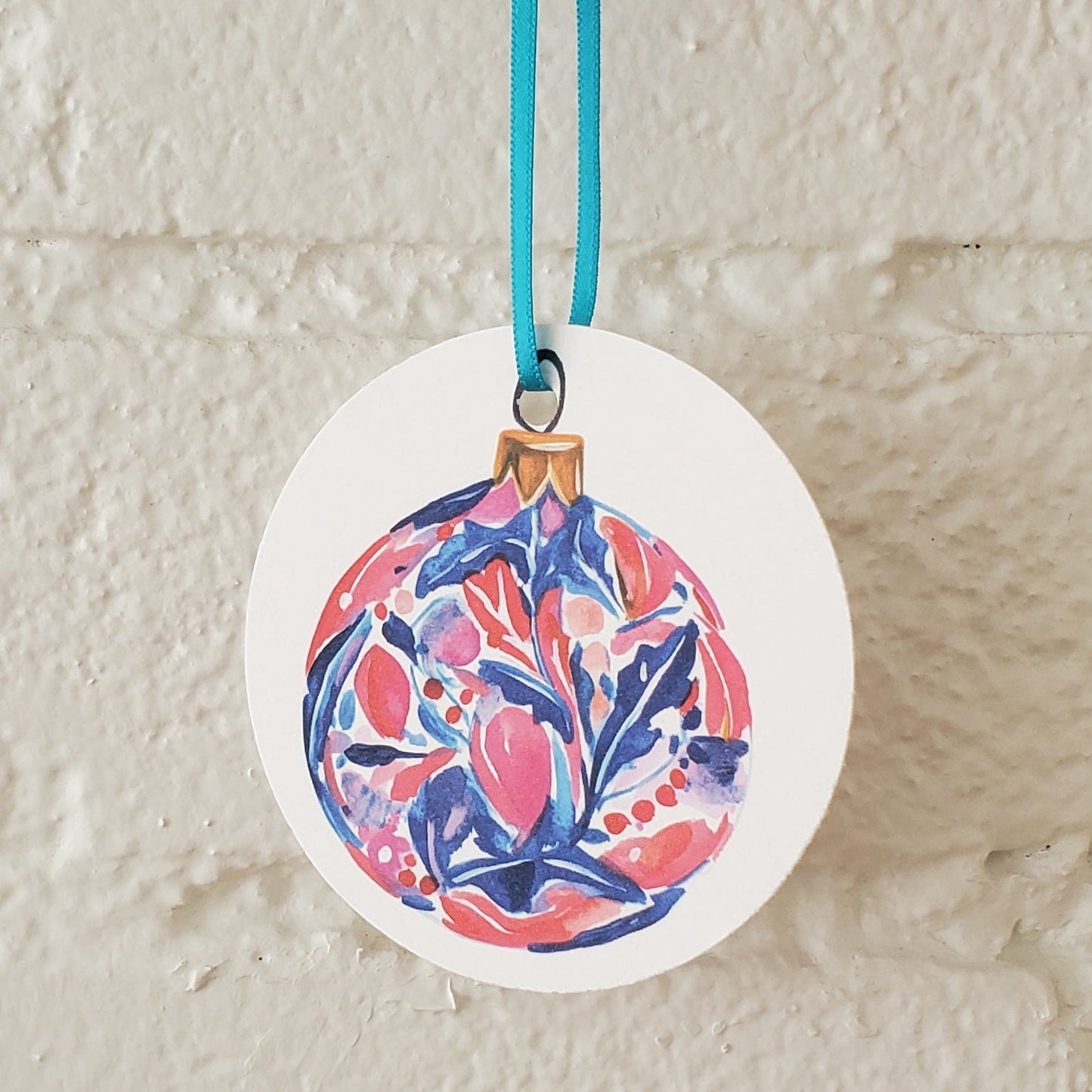 Chirps & Cheers Studio - Blossom Bauble Gift Tag