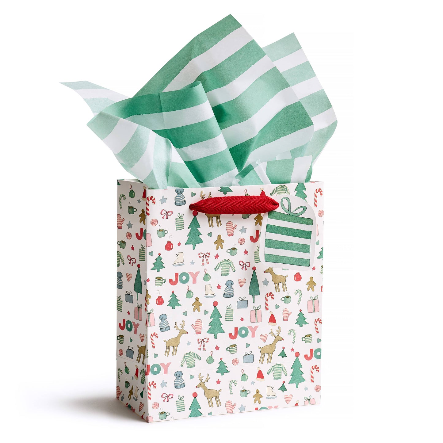E. Frances Paper - Green and White Stripe Tissue Paper