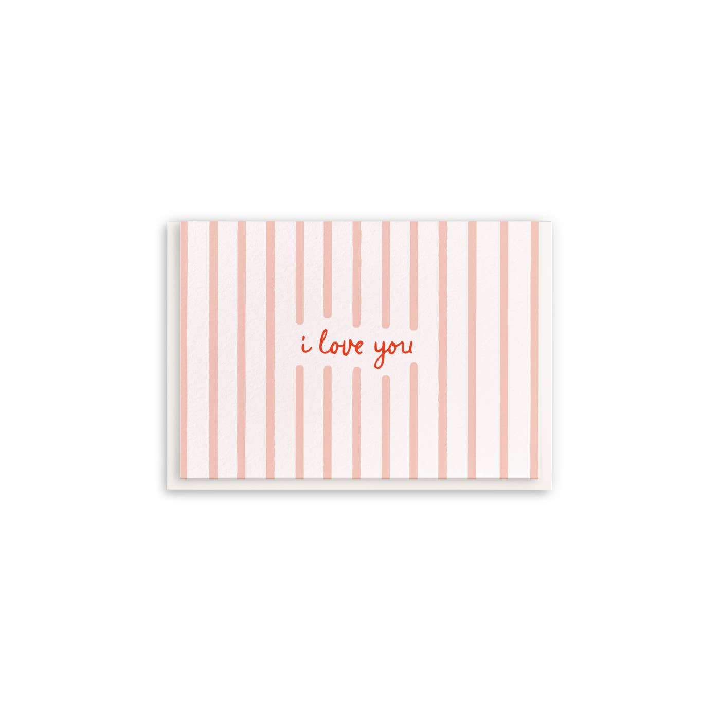 Dahlia Press - Love You Stripes - Enclosure Greeting Cards