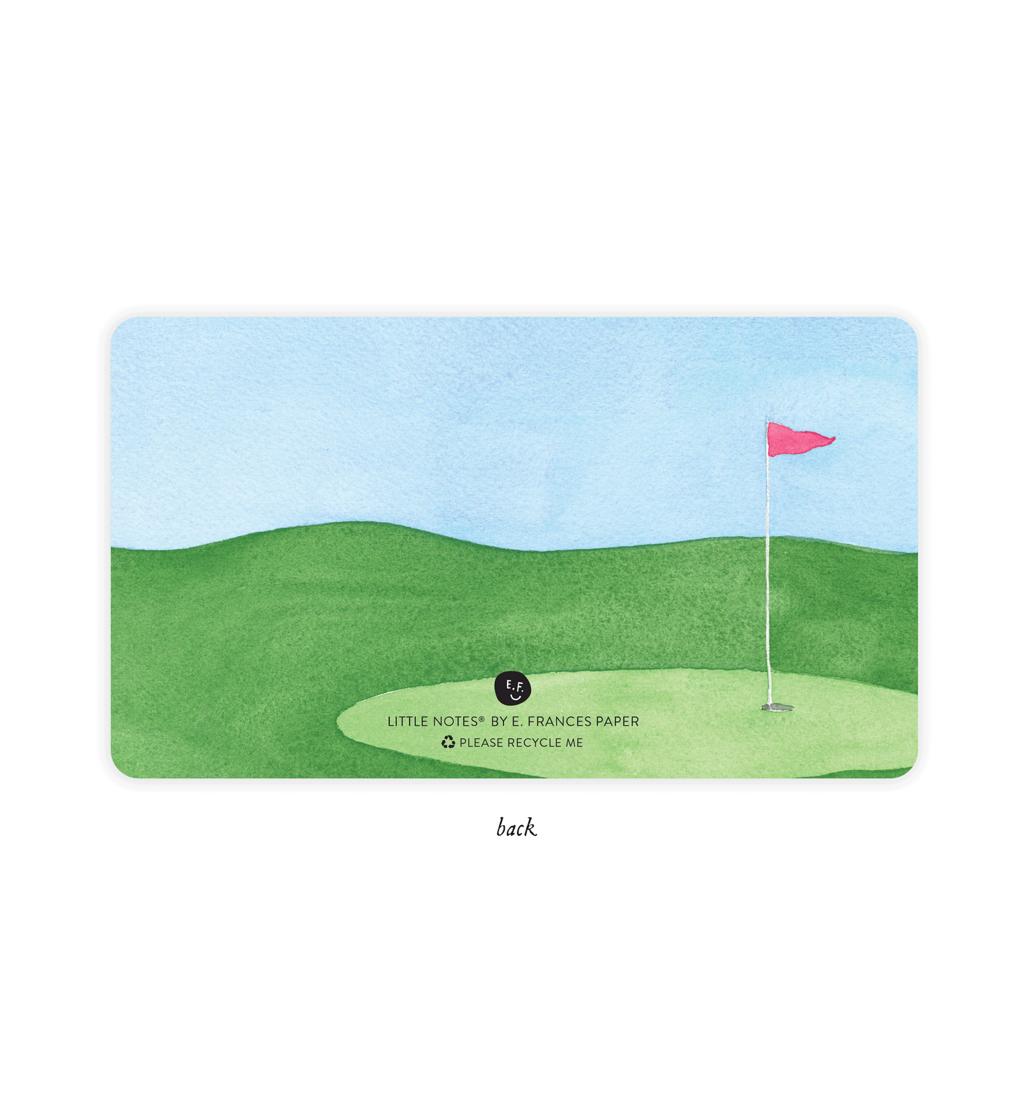 E. Frances Paper - Golf Tee Little Notes® – Boxed Set of 85 Mini Notecards