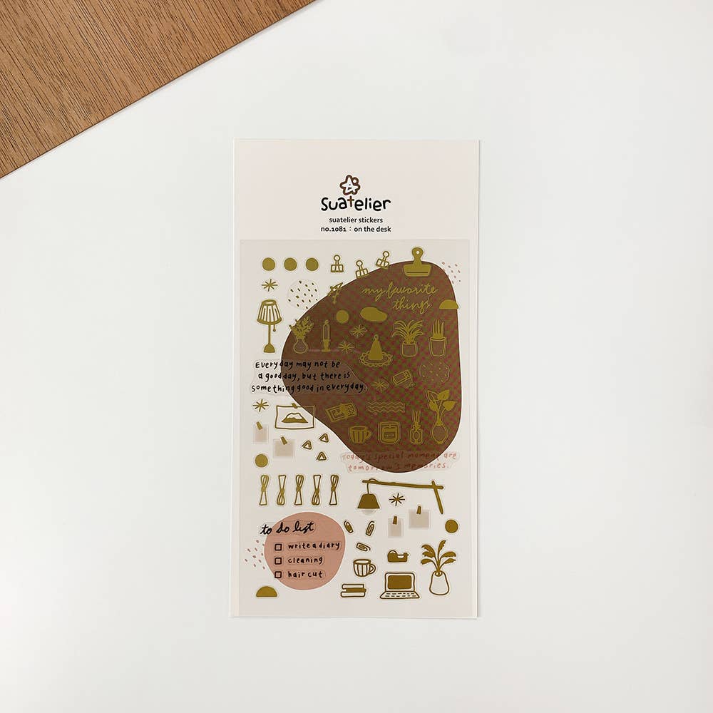 On the Desk - Sticker Sheet