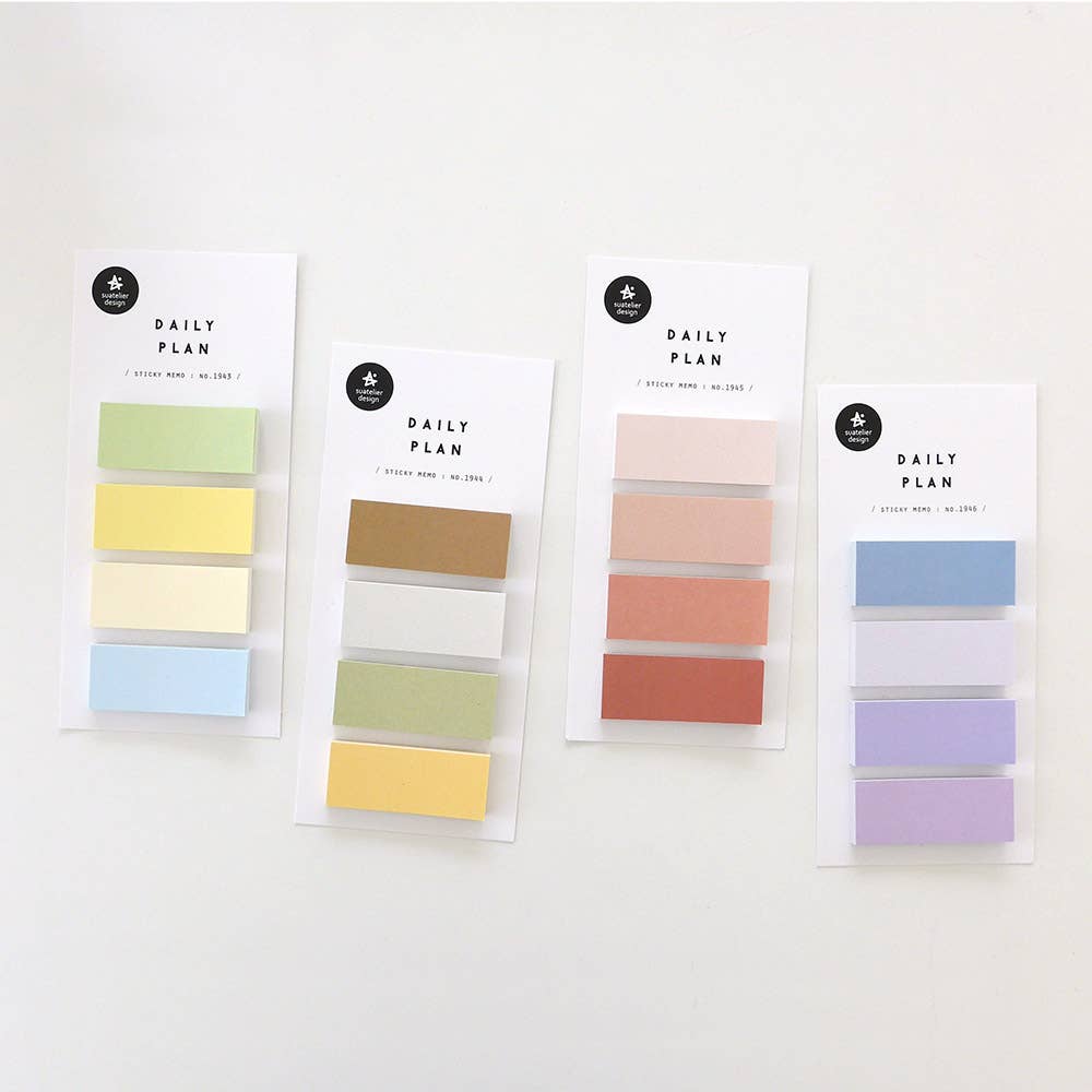 Sticky Notes - Purples Set of 4 - Daily Plan.35