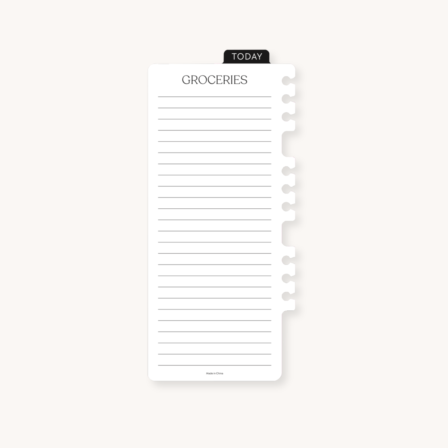 Elyse Breanne Design - Dry Erase Meal Planner Dashboard