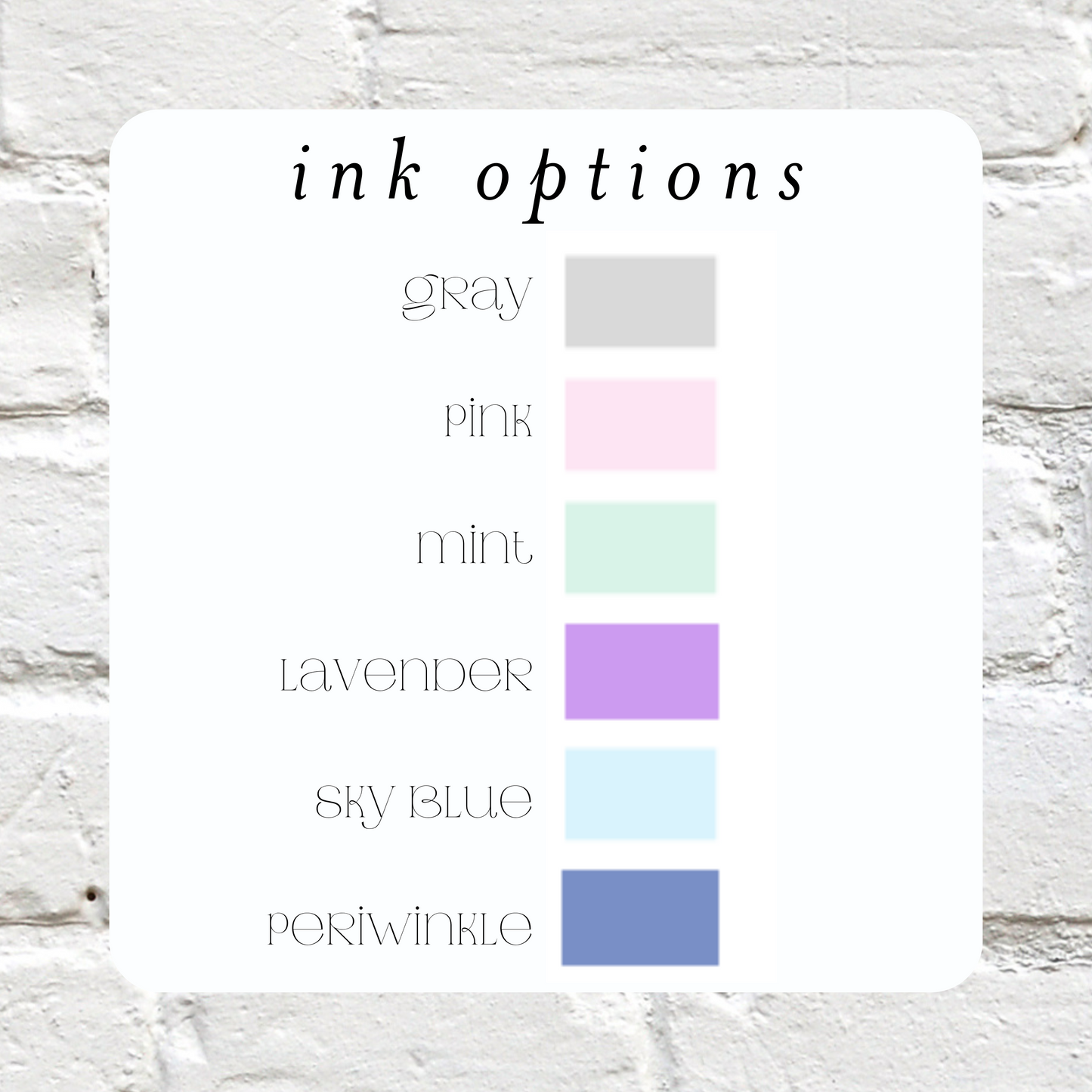 Monogram Watercolor Notepad Slab