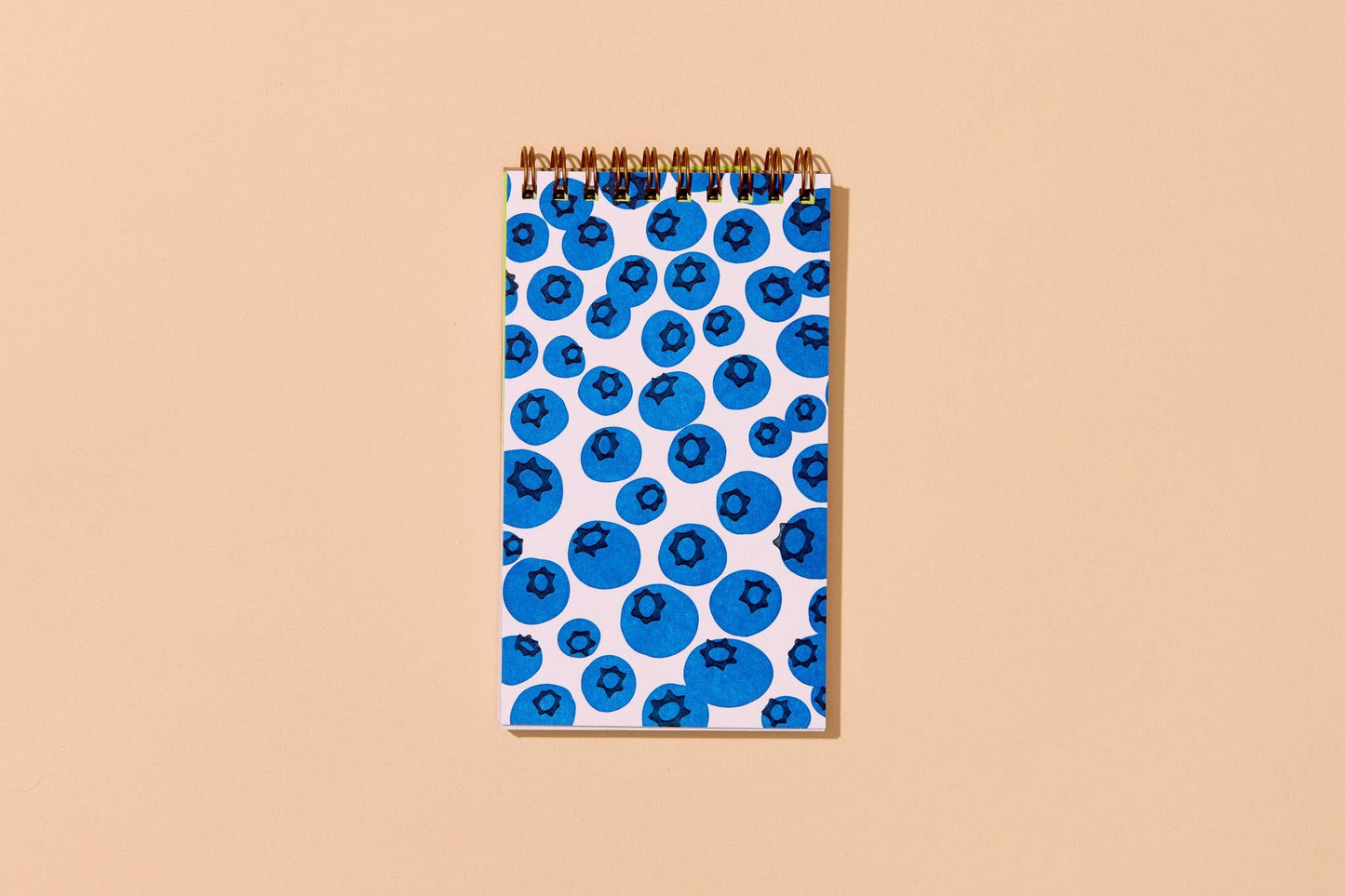 And Here We Are - Blueberries Letterpress Spiral Pocket Size Notebook