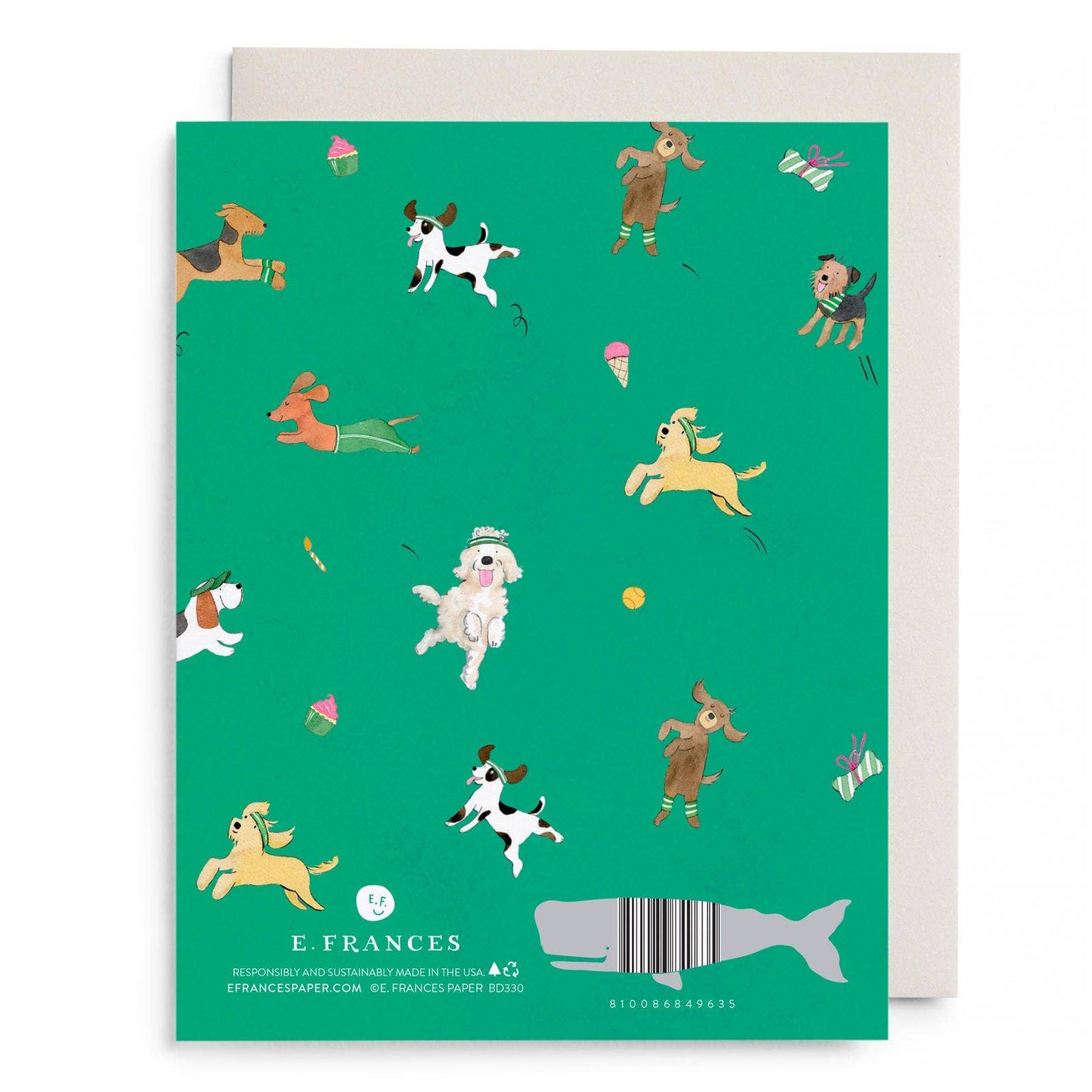 Off Leash Birthday Greeting Card