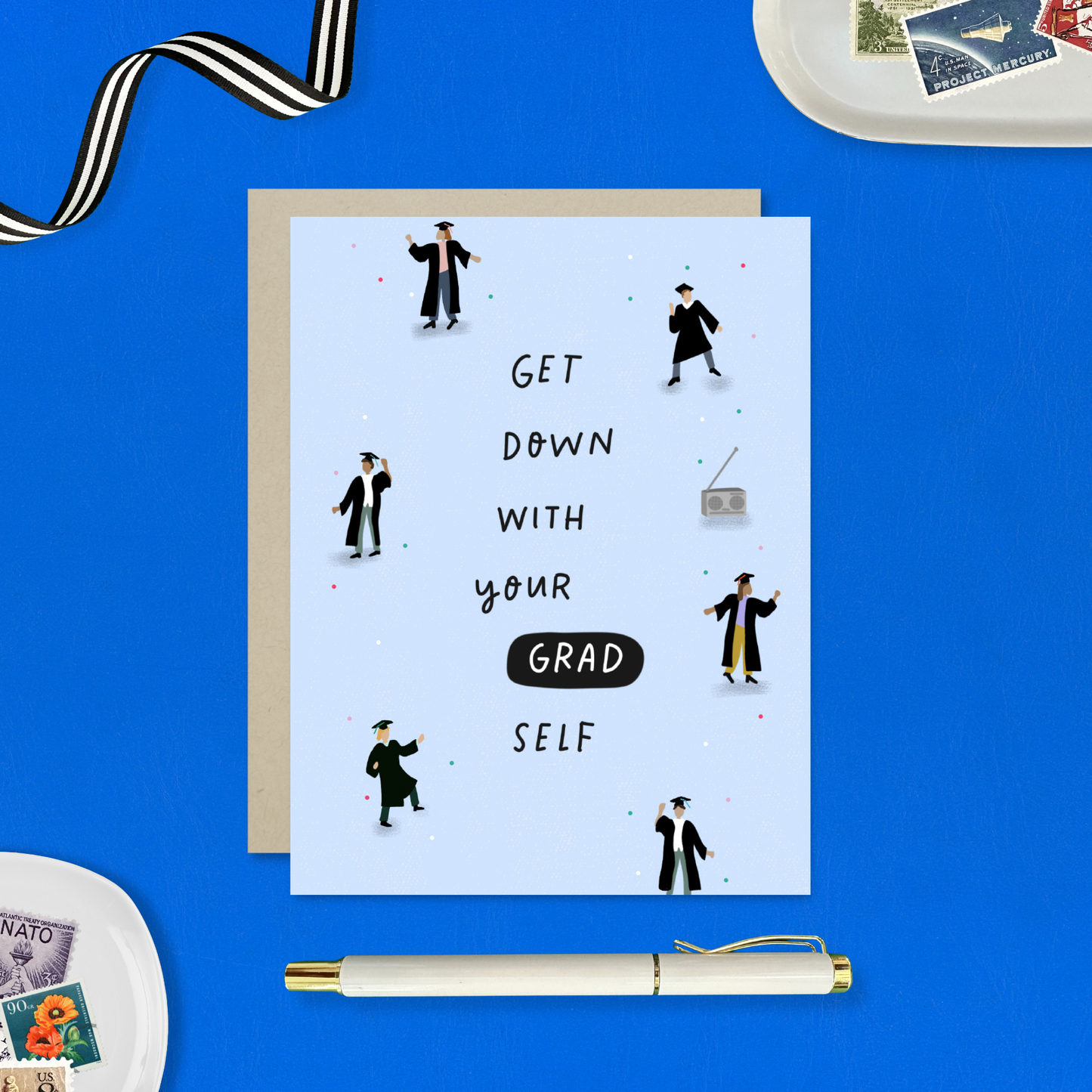 Barone and Co. - Grad Self Graduation Card